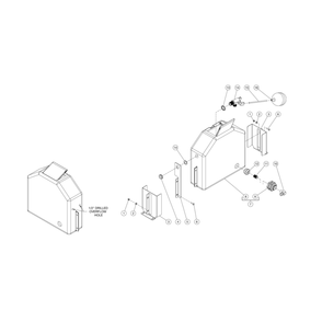 Float Tank Diagram and Parts List for HG-1805-3208  Mi-T-M Pressure Washer