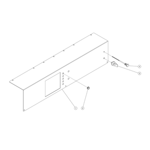 Control Panel Diagram and Parts List for HS-3506-1MGH  Mi-T-M Pressure Washer