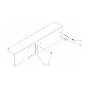 Control Panel Diagram and Parts List for HS-3505-0MGK  Mi-T-M Pressure Washer