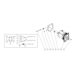 Alternator Diagram and Parts List for HS-4004-0MAK  Mi-T-M Pressure Washer