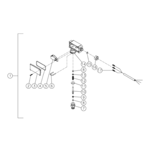 Pressure Switch Diagram and Parts List for HDS-3506-0K6A  Mi-T-M Pressure Washer