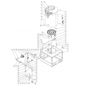 Burner Diagram and Parts List for HG-2004-1230  Mi-T-M Pressure Washer