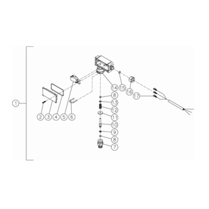 Pressure Switch Diagram and Parts List for HG-3004-1230  Mi-T-M Pressure Washer