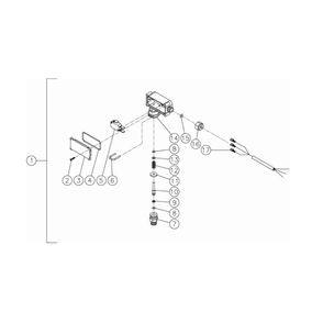 Pressure Switch Diagram and Parts List for HDC-3505-0H6G  Mi-T-M Pressure Washer