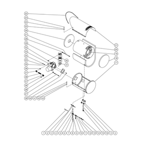 Heat Exchanger Diagram and Parts List for HHD-3004-0E8G  Mi-T-M Pressure Washer
