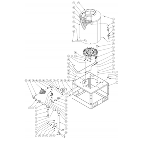 Burner Diagram and Parts List for HG-3004-3230  Mi-T-M Pressure Washer