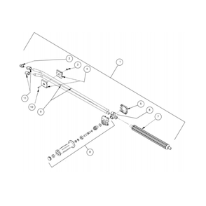 Dual Lance Diagram and Parts List for HG-3004-3575  Mi-T-M Pressure Washer