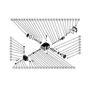 Part Location Diagram of 2-0212 Mi-T-M MOTOR 10HP 230/460V 3PH ODP