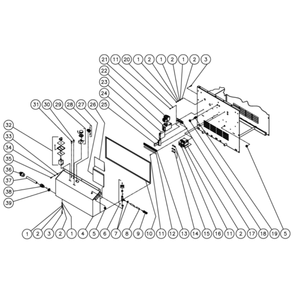 Electric Box Diagram and Parts List for HHD-2004-0E3G  Mi-T-M Pressure Washer