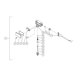 Pressure Switch Diagram and Parts List for HG-1505-0M10  Mi-T-M Pressure Washer
