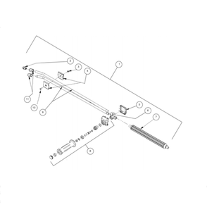Dual Lance Diagram and Parts List for HG-2004-3460  Mi-T-M Pressure Washer