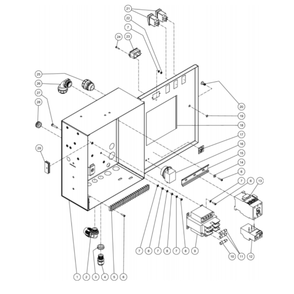 Electric Box Diagram and Parts List for HG-1805-3208  Mi-T-M Pressure Washer