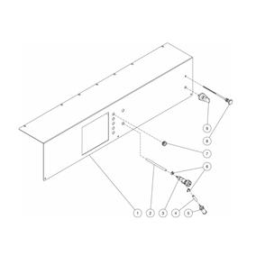 Control Panel Diagram and Parts List for HDC-3505-0H6G  Mi-T-M Pressure Washer