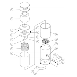 Boiler Diagram and Parts List for HG-3004-0M30  Mi-T-M Pressure Washer
