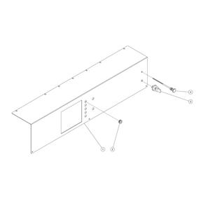 Control Panel Diagram and Parts List for HS-4004-0MAH  Mi-T-M Pressure Washer