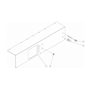 Control Panel Diagram and Parts List for HS-3506-0MGK  Mi-T-M Pressure Washer