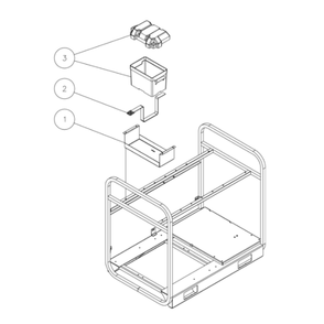 Battery Box Diagram and Parts List for HDS-3505-0V6A  Mi-T-M Pressure Washer