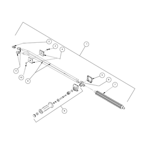 Dual Lance Diagram and Parts List for HDS-3506-0H6A  Mi-T-M Pressure Washer
