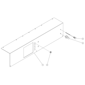 Control Panel Diagram and Parts List for HVS-3006-0R7G  Mi-T-M Pressure Washer