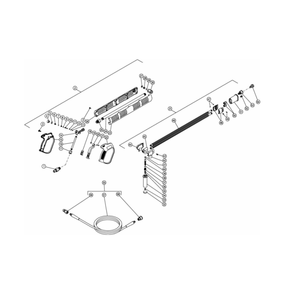 Dual Lance Diagram and Parts List for HG-2205-0M10  Mi-T-M Pressure Washer