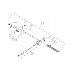 Dual Lance Diagram and Parts List for HDS-4005-0B7G  Mi-T-M Pressure Washer