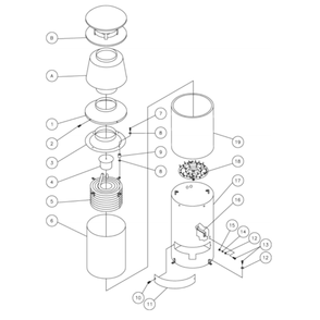Boiler Diagram and Parts List for HG-2004-0M30  Mi-T-M Pressure Washer