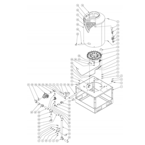Burner Diagram and Parts List for HG-3004-1208  Mi-T-M Pressure Washer