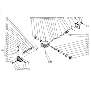 Pump Diagram and Parts List for HG-1505-0M10  Mi-T-M Pressure Washer