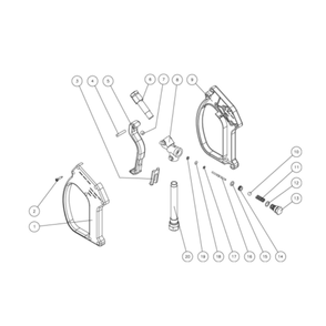 Gun Diagram and Parts List for HDS-3506-0K6G  Mi-T-M Pressure Washer