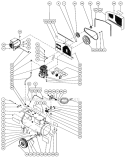 Tank Assembly For Ac1-Pe02-20M (After S/N 20035390) Diagram and Parts List for AC1-PE02-20M  Mi-T-M Compressor