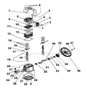 Single Stage Compressor (3-0175 B) Diagram and Parts List for AC1-PE03-20M  Mi-T-M Compressor