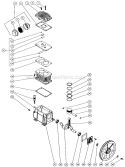 Single Stage Compressor A Diagram and Parts List for AC1-PE15-20M  Mi-T-M Compressor