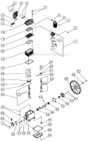 Two Stage Compressor Diagram and Parts List for AC2-SH11-30M  Mi-T-M Compressor