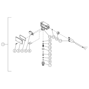 Pressure Switch Diagram and Parts List for HVS-3006-0R7G  Mi-T-M Pressure Washer
