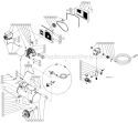 Tank Assembly Diagram and Parts List for AM1-PE02-20M  Mi-T-M Compressor