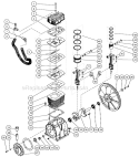 Two Stage Compressor Diagram and Parts List for AM2-PR09-08AB  Mi-T-M Compressor