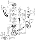 Two Stage Compressor Diagram and Parts List for AM2-PR09-20M  Mi-T-M Compressor