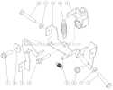Throttle Control Assembly Diagram and Parts List for AM2-PY09-30M  Mi-T-M Compressor