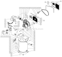 Tank Assembly Diagram and Parts List for AM2-SE75-80M  Mi-T-M Compressor