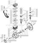 Two Stage Compressor Diagram and Parts List for AM2-SH09-B  Mi-T-M Compressor