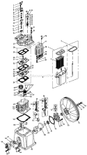 Part Location Diagram of 8-0596 Mi-T-M Unloader Assembly