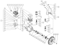 Two Stage Compressor Diagram and Parts List for AS2-PE05-30M  Mi-T-M Compressor