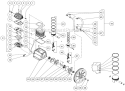 Two Stage Compressor Diagram and Parts List for AS2-SE75-30M  Mi-T-M Compressor