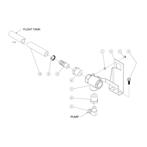 Ball Valve Diagram and Parts List for HDS-4005-2H6G  Mi-T-M Pressure Washer