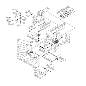 Motor/Pump Diagram and Parts List for HG-3004-0M10  Mi-T-M Pressure Washer