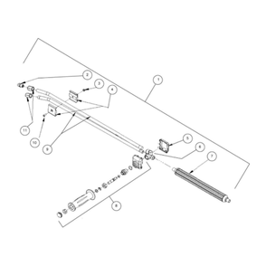Dual Lance Diagram and Parts List for HDS-3505-0V6A  Mi-T-M Pressure Washer