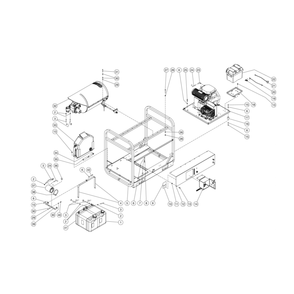 Unit Diagram and Parts List for HDC-3505-1H6G  Mi-T-M Pressure Washer