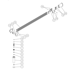 Angled Dual Lance Diagram and Parts List for HS-3005-0MGV  Mi-T-M Pressure Washer