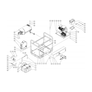 Unit Diagram and Parts List for HDC-3005-0K6G  Mi-T-M Pressure Washer