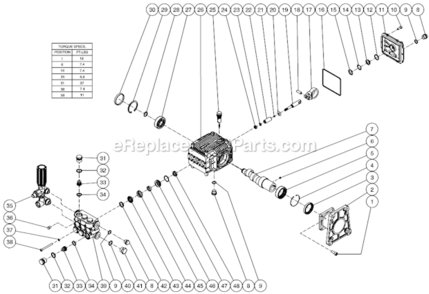Part Location Diagram of 46-0714 Mi-T-M Flange